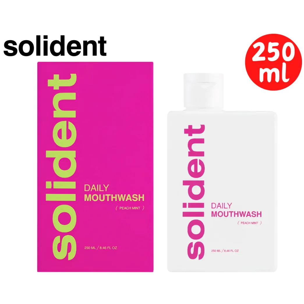 Ополіскувач для ротової порожнини Solident (Солідент) Peach Mint (персик-м'ята), 250 мл (Solident)