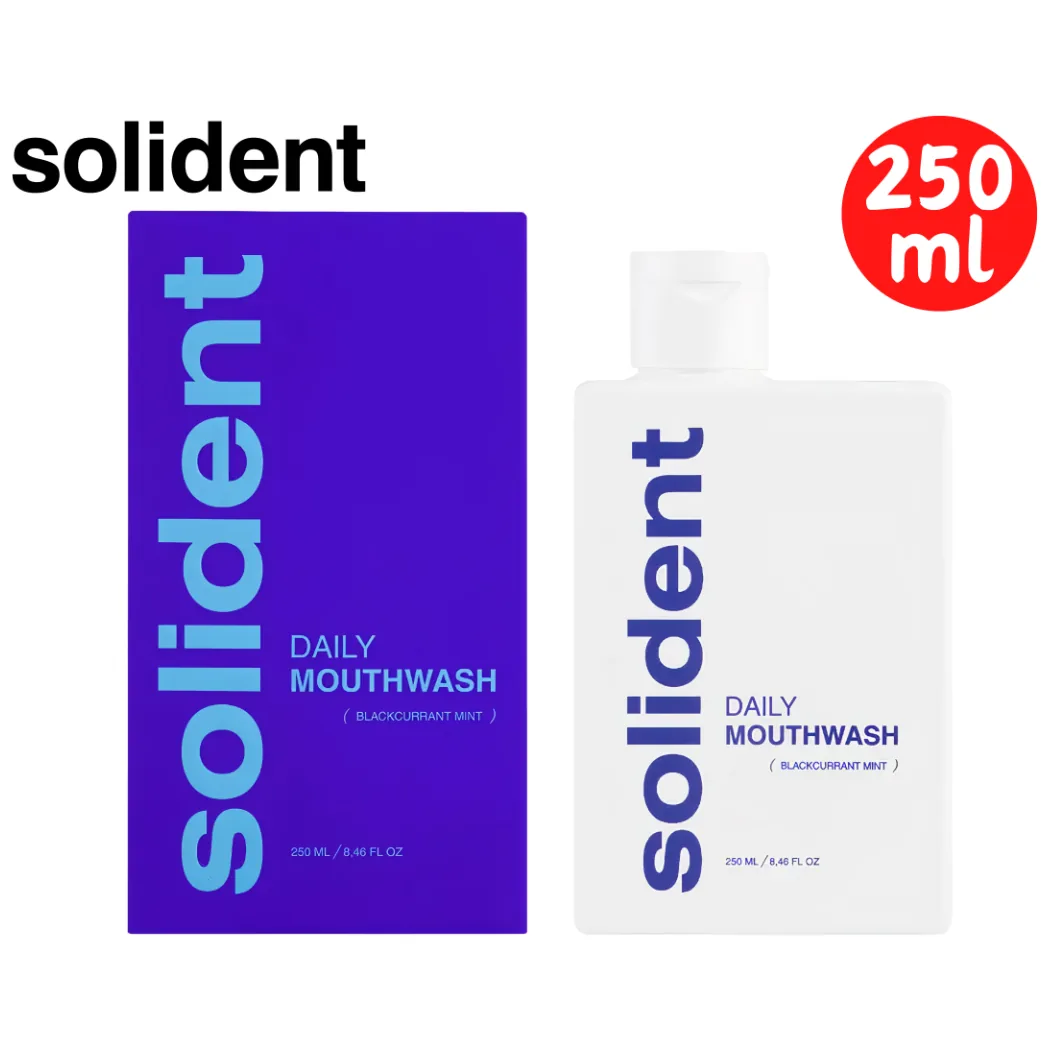 Ополіскувач для ротової порожнини Solident (Солідент) Blackcurrant Mint (смородина-м'ята), 250 мл (Solident)