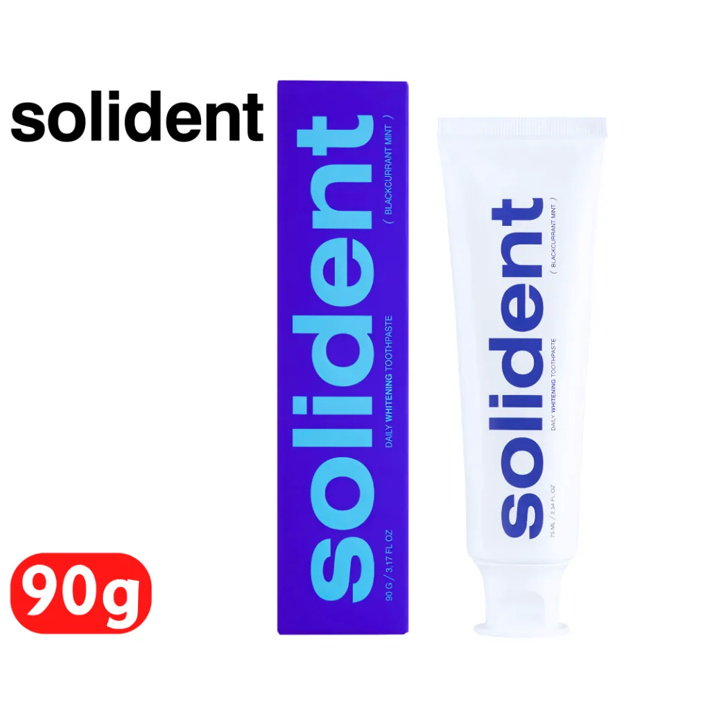 Щоденна відбілювальна зубна паста Solident (Солідент) Blackcurrant Mint (смородина-м'ята), 90 г (Solident)