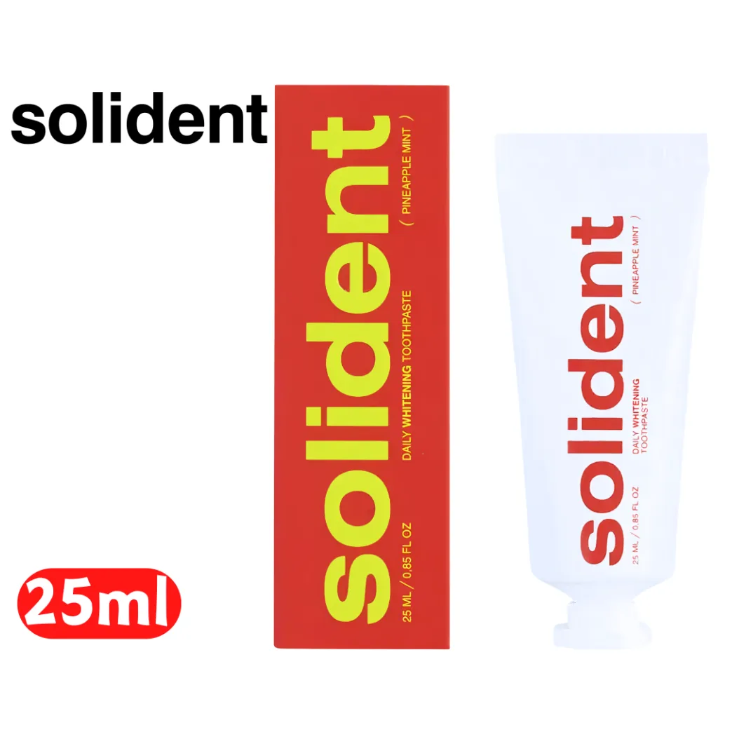 Щоденна відбілювальна зубна паста Solident (Солідент) Pineapple Mint (ананас-м'ята), 90 г (Solident)