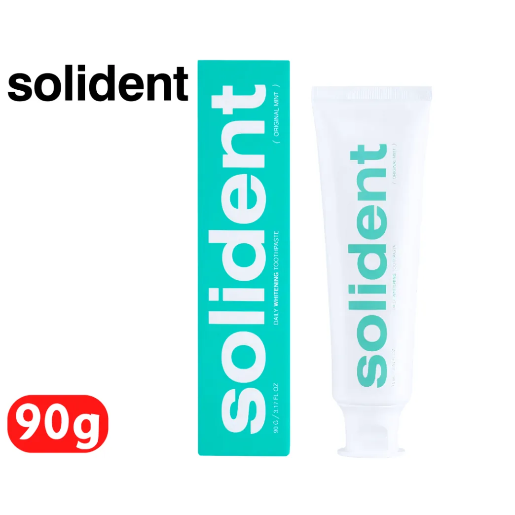 Щоденна відбілювальна зубна паста Solident (Солідент) Original Mint (м'ята), 90 г (Solident)