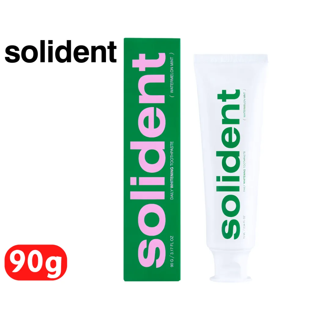 Щоденна відбілювальна зубна паста Solident (Солідент) Watermelon Mint (кавун-м'ята), 90 г (Solident)