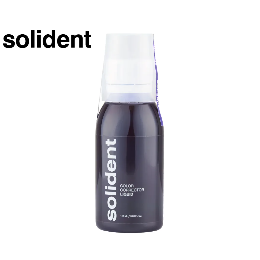 Ополіскувач для ротової порожнини з ефектом відбілювання зубів Solident Color Corrector Liquid (Солідент Колор Коректор Ліквід), 115 мл (Solident)