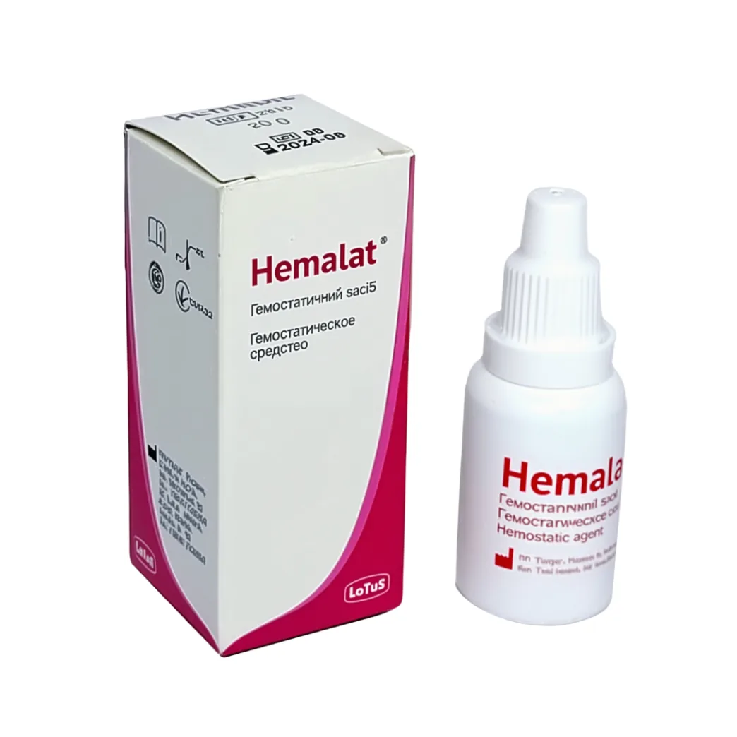 Гемостатична рідина Гемалат (Hemalat), маса 20 г (Latus)