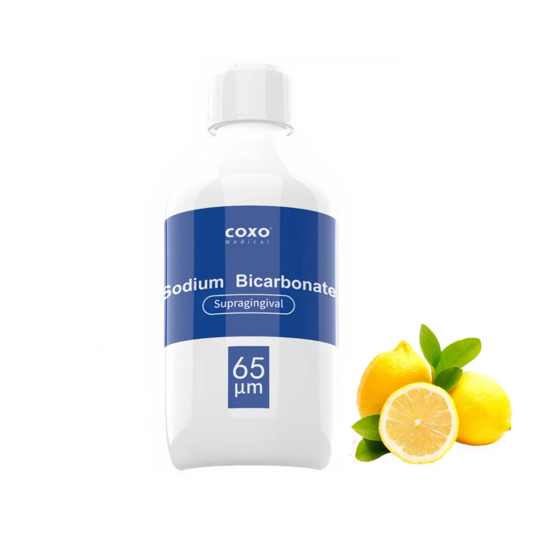 Сода для Air Flow Sodium Bicarbonate (бікарбонат натрію), 65 мкм, смак лимон, 300 г (COXO)