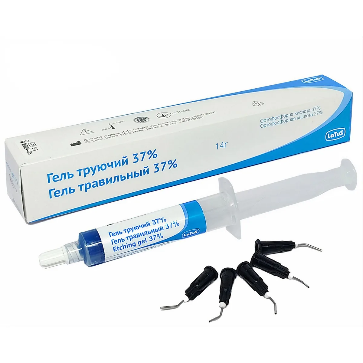 Травильний гель Etching Gel (Етчинг Гель) 37%, 14 г (Latus)
