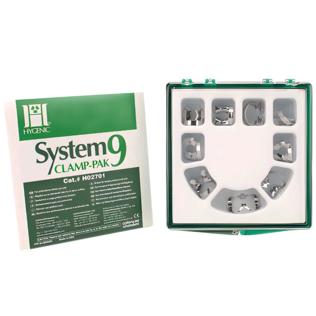 Набір кламерів з крилами System-9 (Сістем-9) Dental Dam Clamp Set, 9 шт (Coltene)