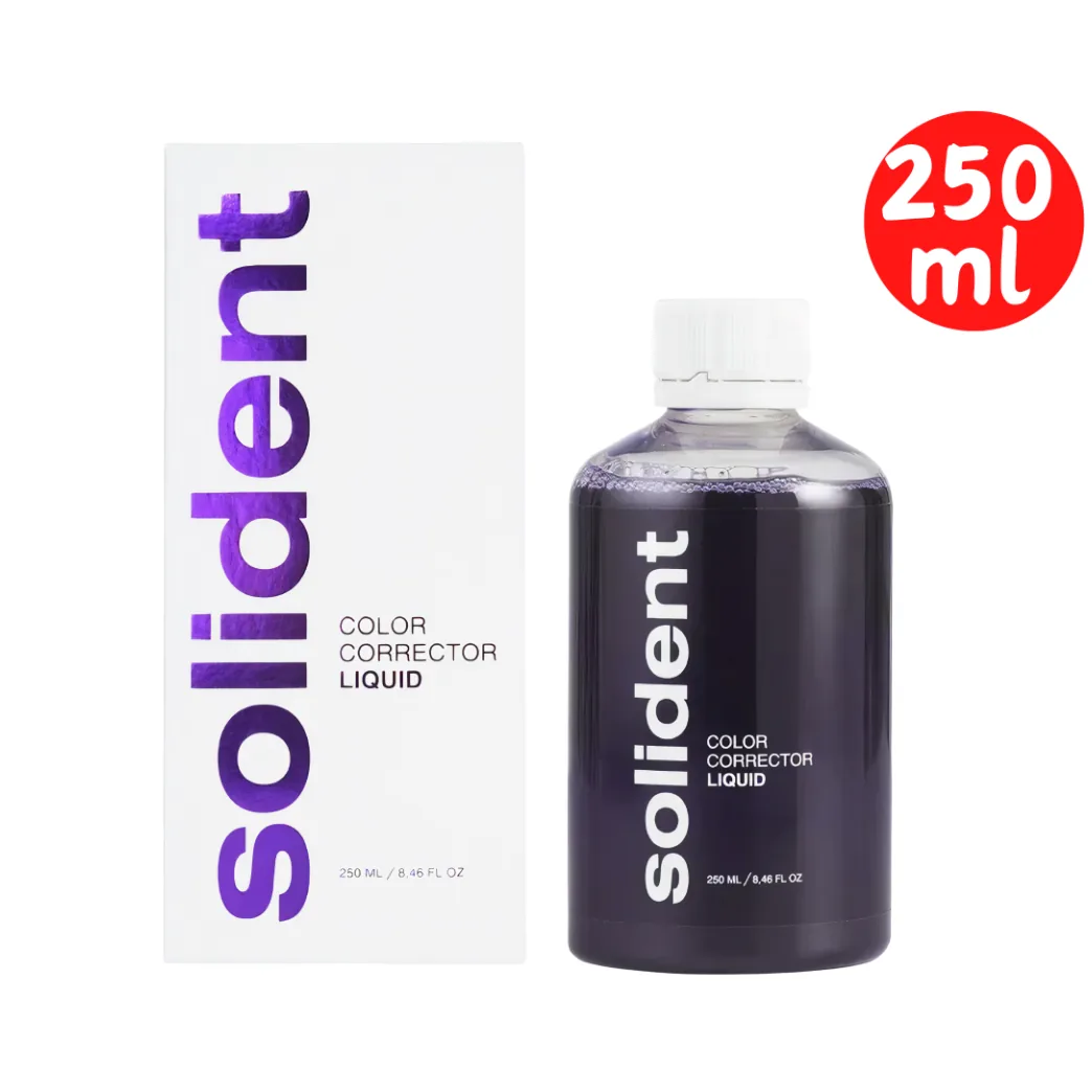 Ополіскувач для ротової порожнини з ефектом відбілювання зубів Solident Color Corrector Liquid (Солідент Колор Коректор Ліквід), 250 мл (Solident)