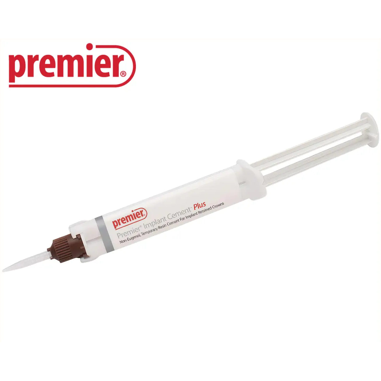 Цемент Implant Cement Plus (Імплант Цемент Плюс) для фіксації на імплантатах, шприц 5 мл + насадки (Premier)