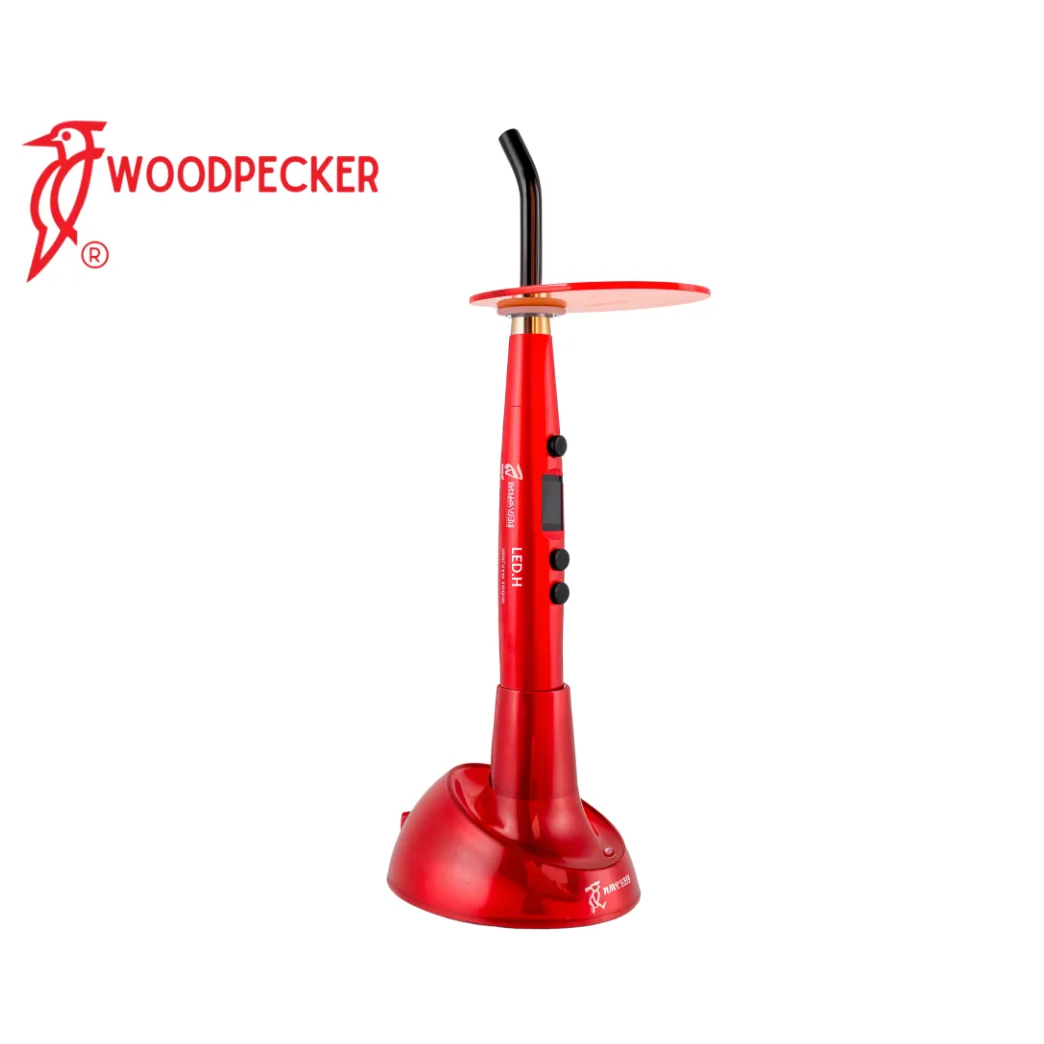 Бездротова фотополімерна лампа, модель LED-H, колір червоний (Woodpecker)