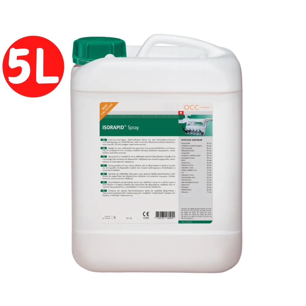 Спрей для швидкої дезінфекції та очищення Isorapid Spray (Ізорапід Спрей), 5 л (Oro Clean Chemie)
