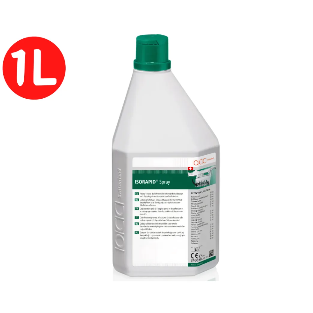 Спрей для швидкої дезінфекції та очищення Isorapid Spray (Ізорапід Спрей), 1 л (Oro Clean Chemie)