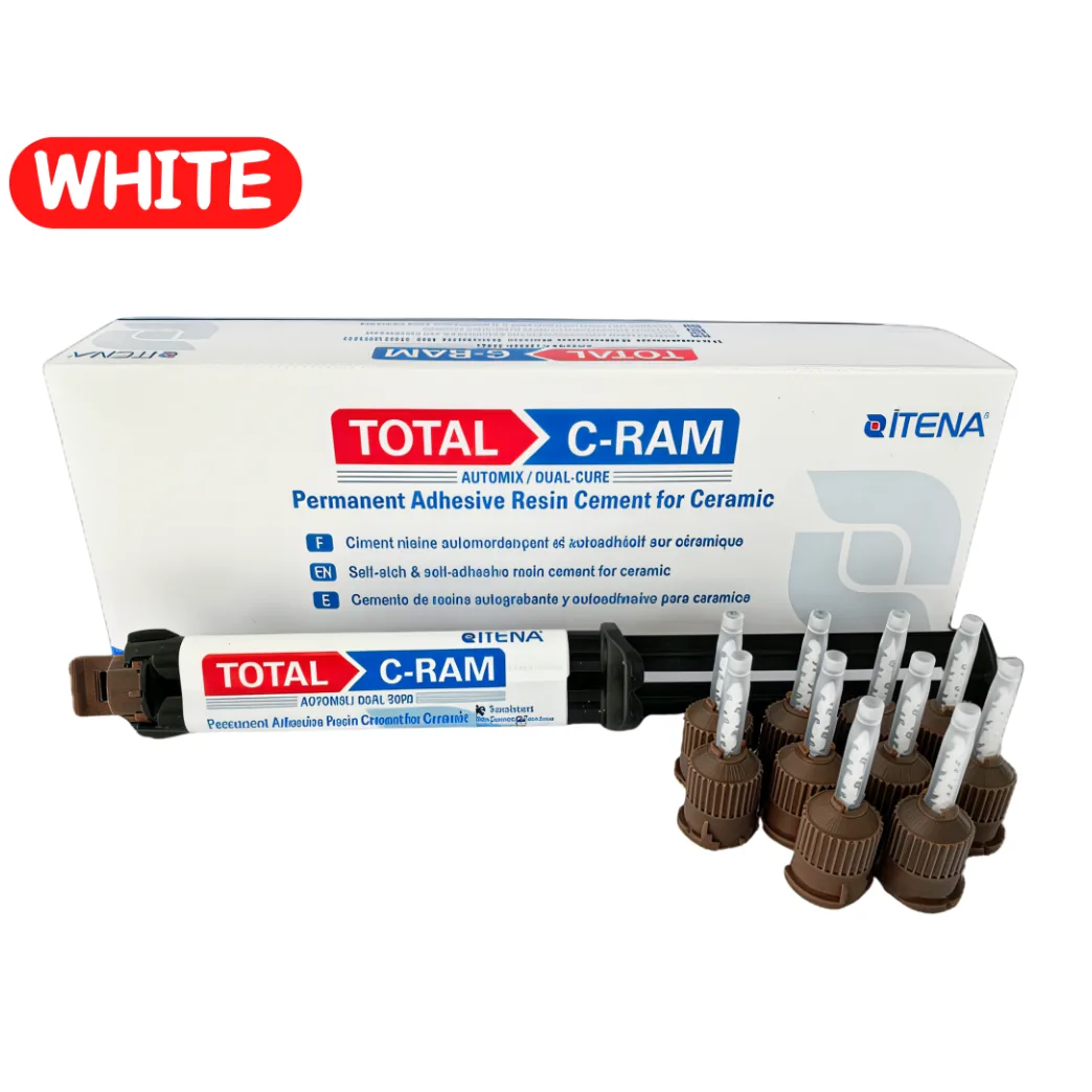 Самоадгезивний самопроникний цемент Total C-Ram (Тотал Церам), колір White (Вайт), шприц 8 г (Itena)