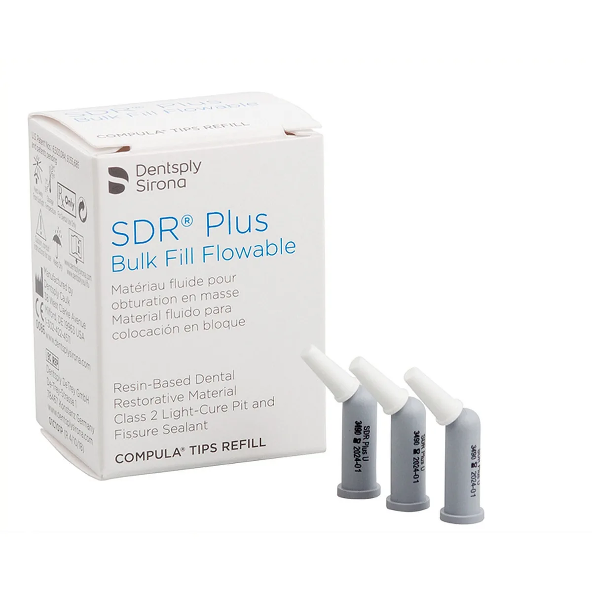 Текучий композит SDR Plus (СДР Плюс), відтінок U (розумний дентин), капсула-комп'юла з канюлею 0,25 г, 1 шт. (Dentsply Sirona)