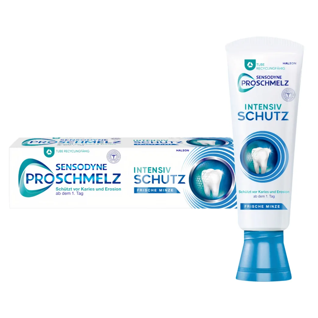 Зубна паста Sensodyne ProSchmelz Intensivschutz (Сенсодин ПроШмельц Інтензівшутц) - інтенсивний захист емалі, 75 мл (GSK)