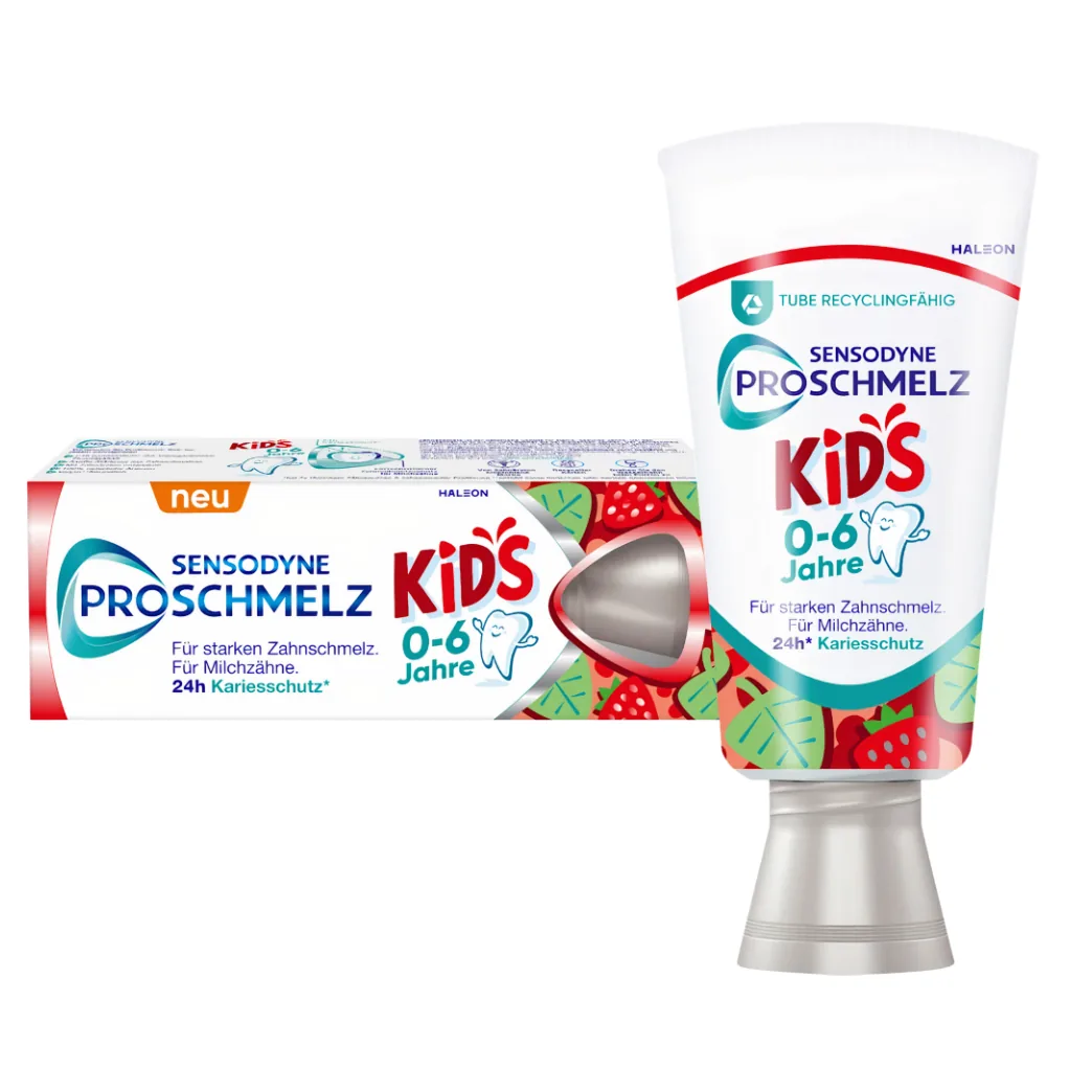 Дитяча зубна паста Sensodyne ProSchmelz Kids (Сенсодин ПроШмельц Кідс), 0-6 років, 50 мл (GSK)