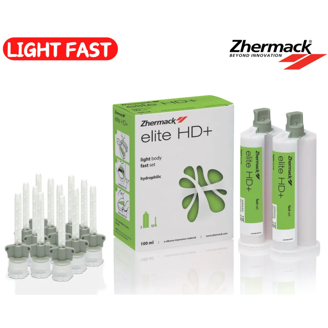 А-силікон Elite HD+ (Еліт Аш Ді) Light Body Fast Set, гідрофільний, для точних відбитків (Zhermack)