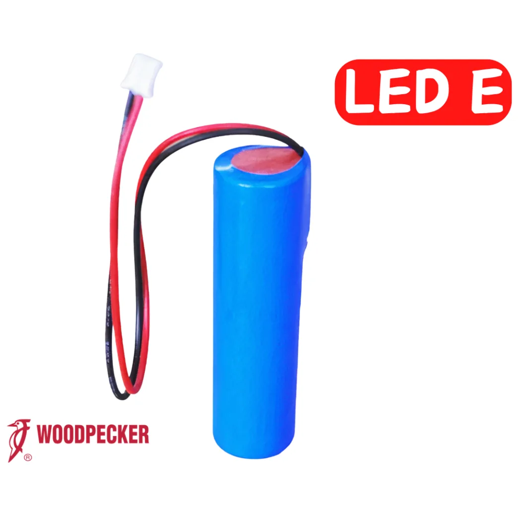 Змінна батарея до фотополімерної лампи LED-E, модель ICR18490B, 3.7V 2000mAh (Woodpecker)