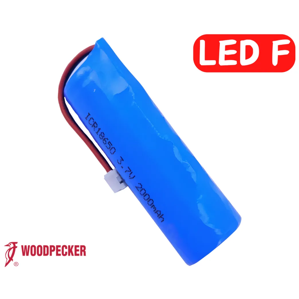 Змінна батарея до фотополімерної лампи LED-F, модель ICR18650A, 3.7V 2000mAh (Woodpecker)