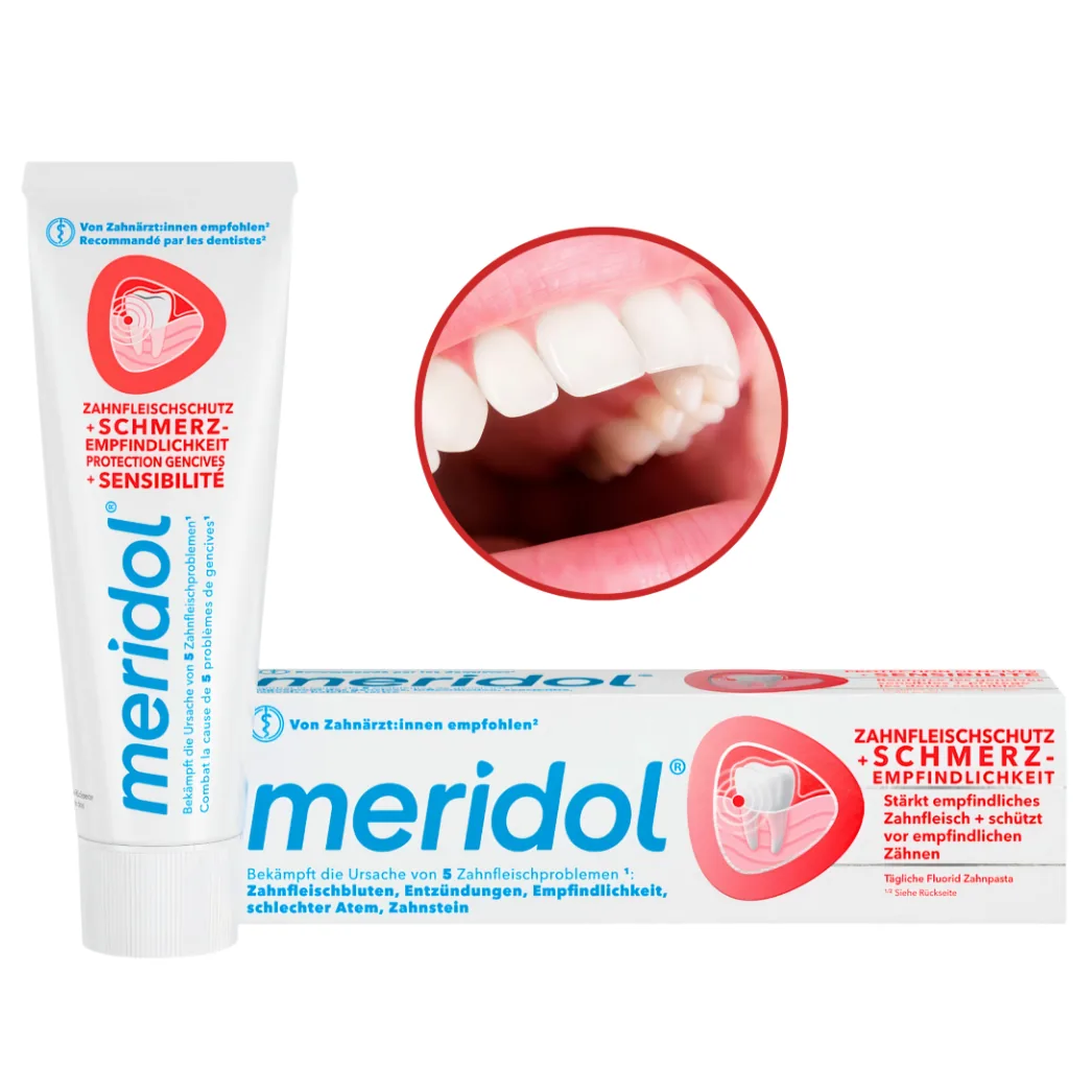 Зубна паста Meridol Rundumpflege (Мерідол Рундумпфлеге) - комплексний догляд, 75 мл (Colgate-Palmolive)