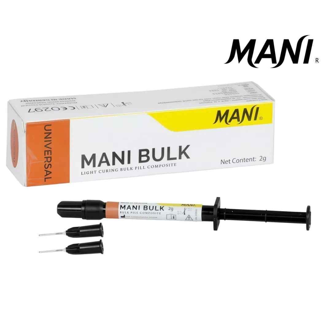 Композит текучий Bulk-fill MANI Bulk (Мані Балк), колір Universal, шприц 2 г (MANI)