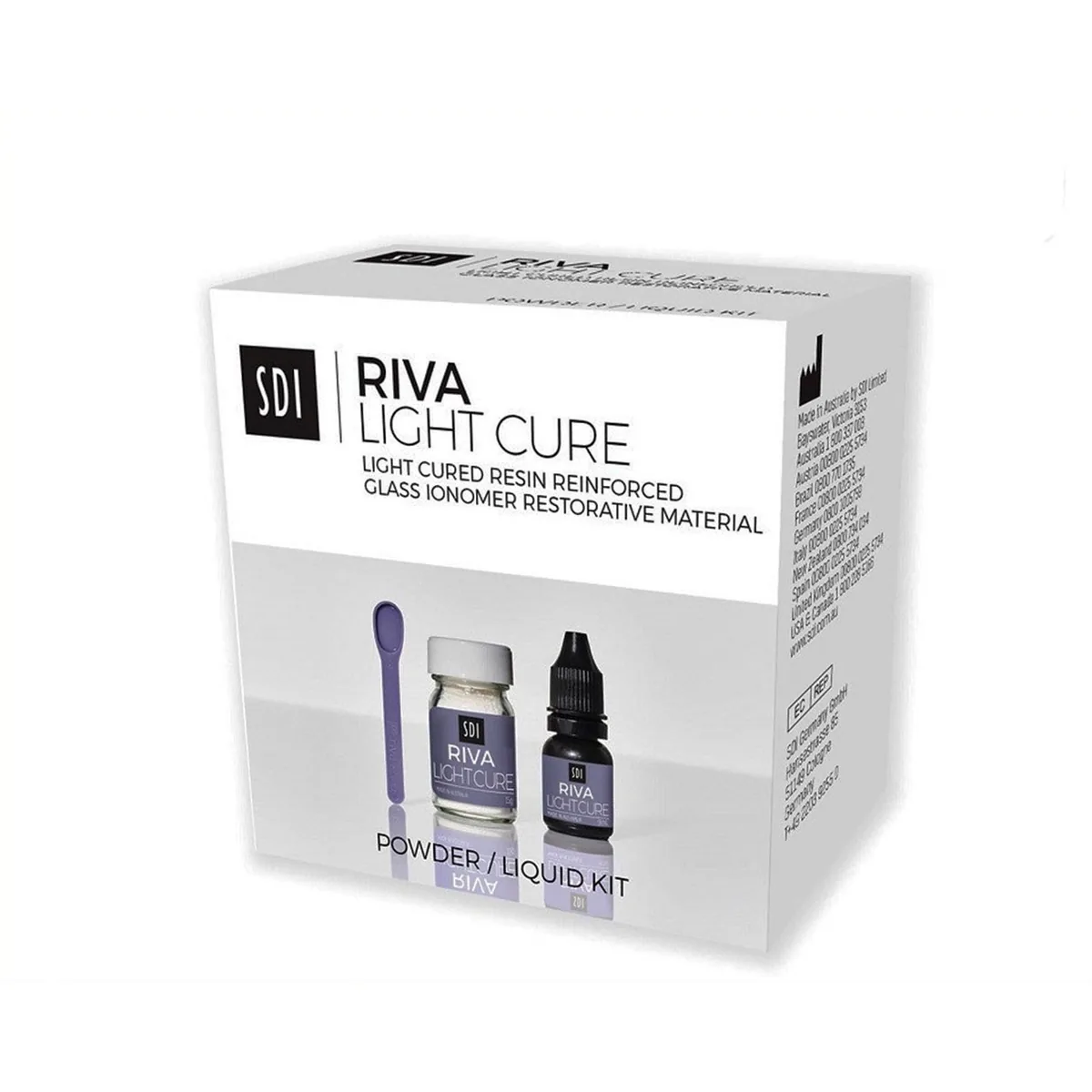 Світлотвердіючий склоіономерний цемент Riva Light Cure (Ріва Лайт Кюр), колір А2 (SDI)