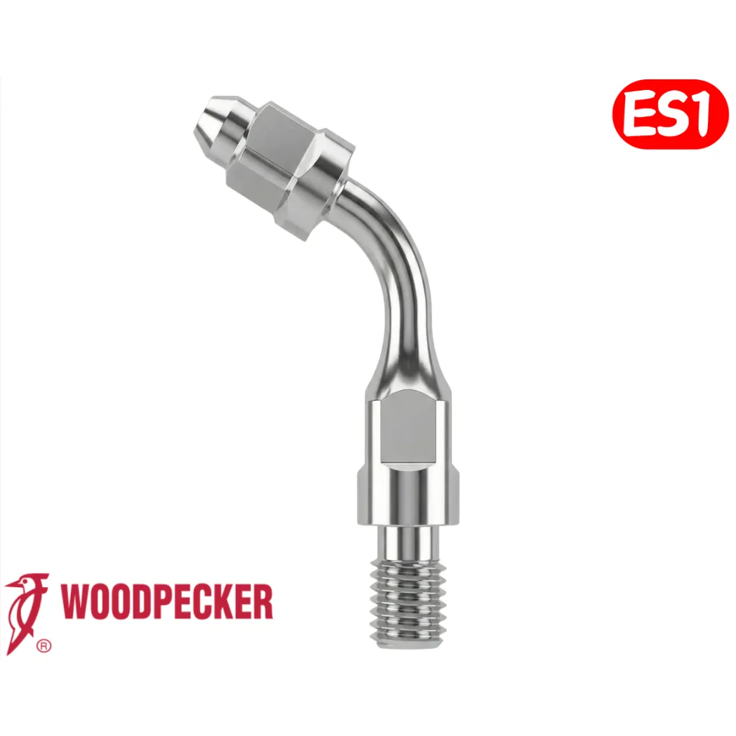 Ендодонтична насадка для скалера Ендочак ES1, кут 120°, тип Sirona (Woodpecker)