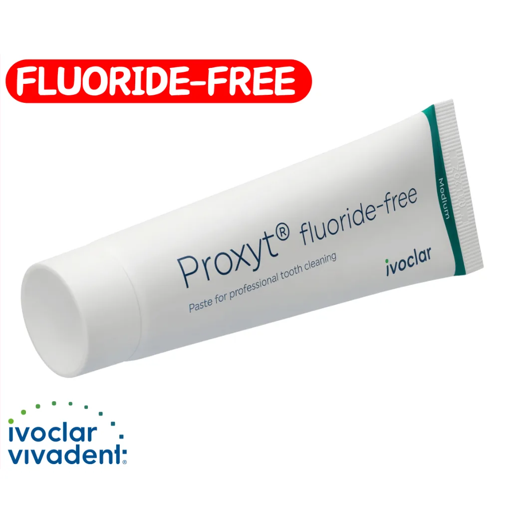Паста полірувальна Proxyt Medium Fluoride-Free (Проксіт Медіум без фтору), абразивність RDA 36 (Ivoclar)