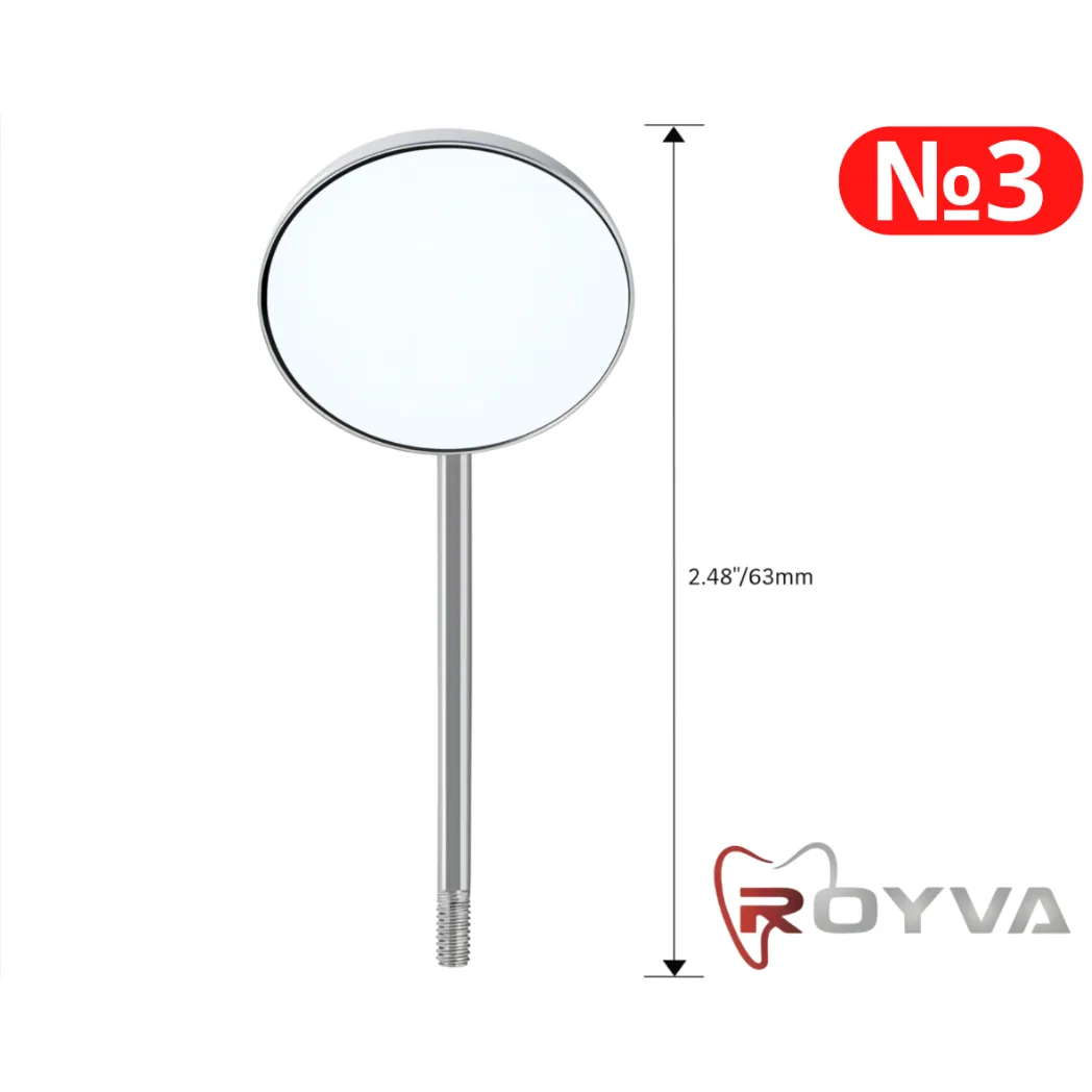 Стоматологічне дзеркало Ultra Clear HD (Ультра Клір ЕйчДі) №3, металеве, 1 шт. (Royva)