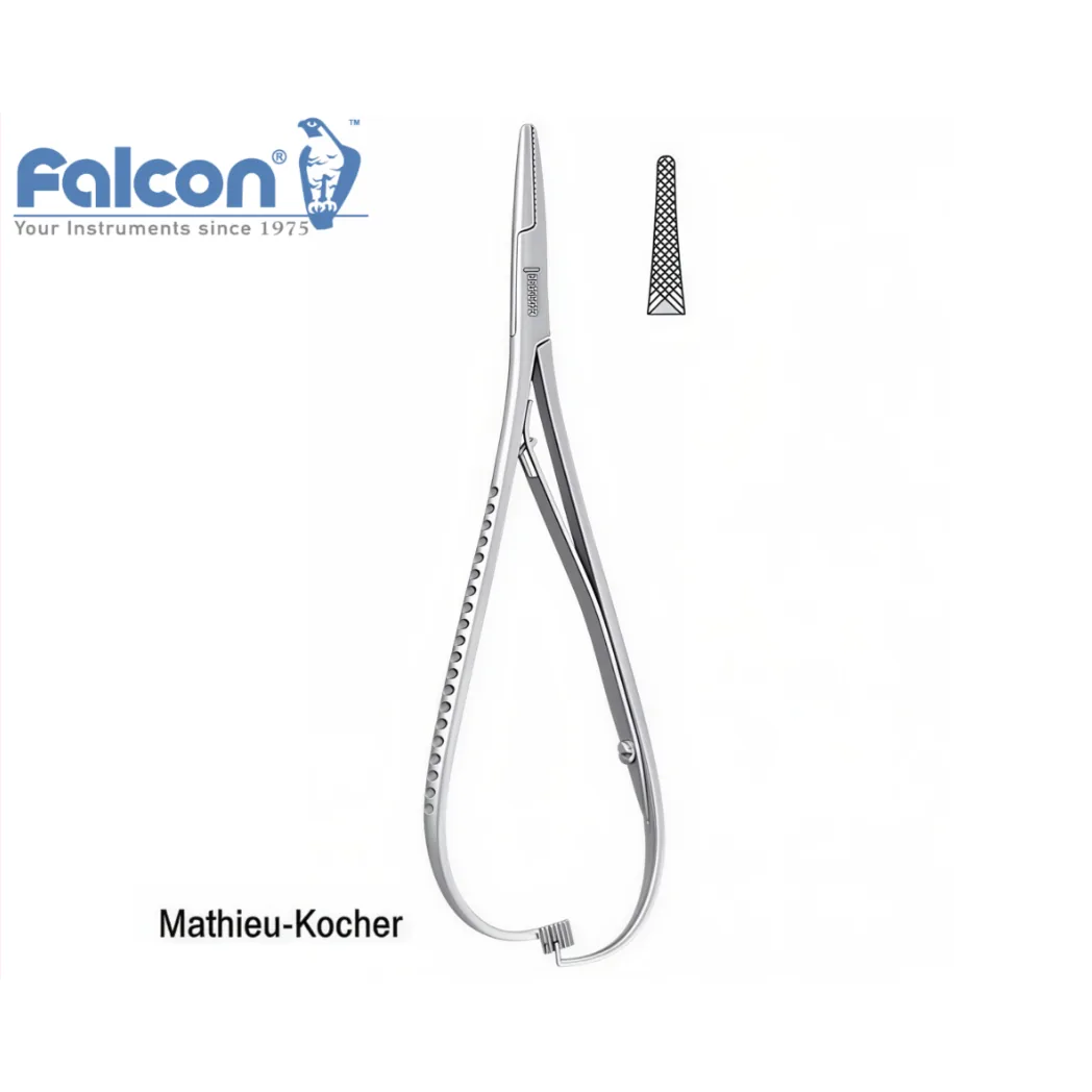 Голкотримач прямий Mathieu, довжина 140 мм, артикул BN.712.140 (Falcon)
