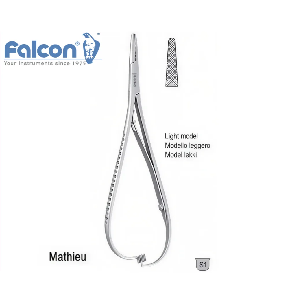 Голкотримач прямий Mathieu, довжина 170 мм, артикул BM.714.170 (Falcon)