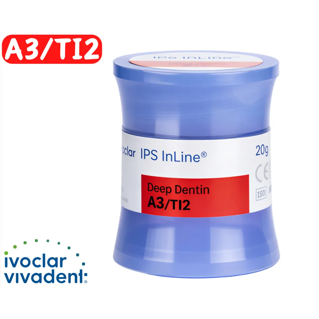 Дентинна керамічна маса IPS InLine Deep Dentin (ІПС ІнЛайн Діп Дентин), колір A3, упаковка 20 г, 1 шт. (Ivoclar Vivadent)