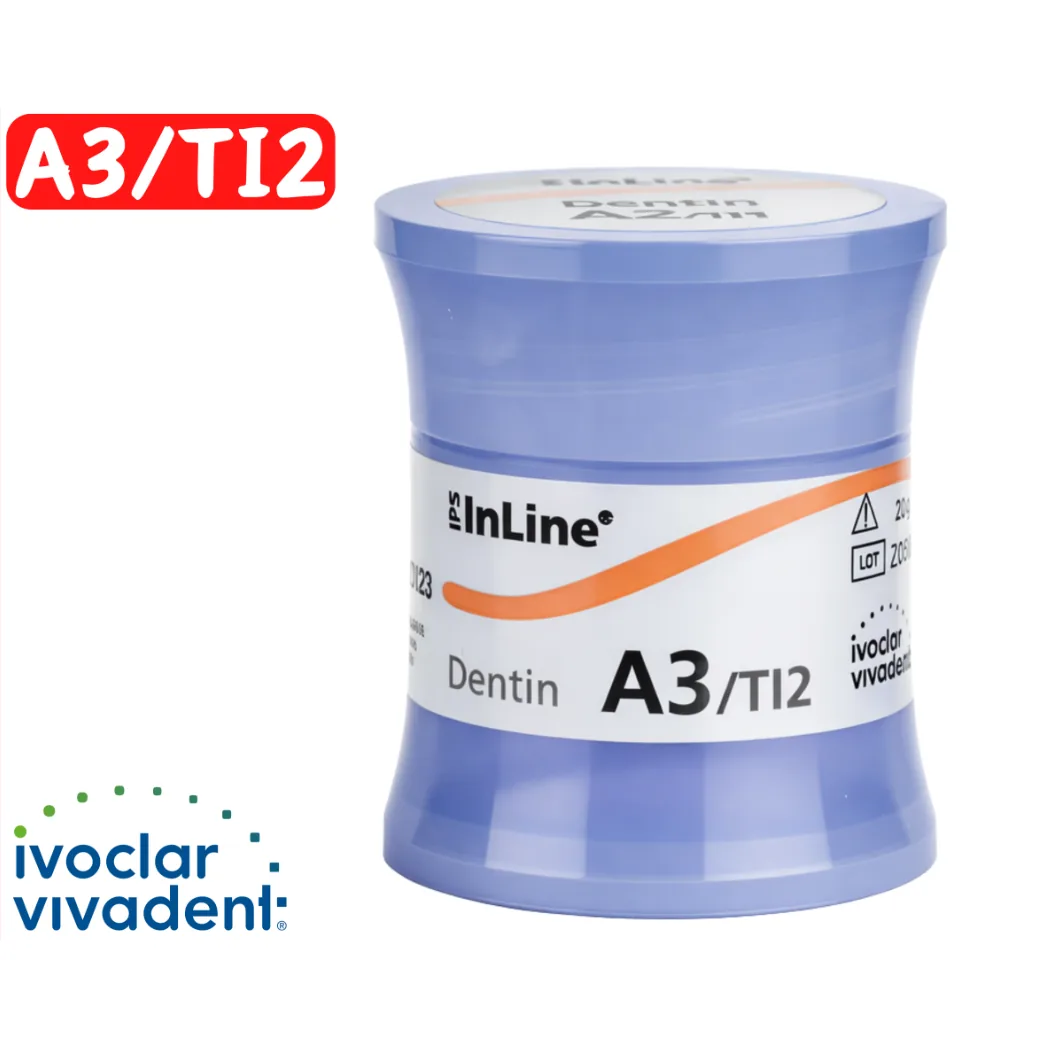 Дентинна керамічна маса IPS InLine Dentin (ІПС ІнЛайн Дентин), колір A3, упаковка 20 г, 1 шт. (Ivoclar Vivadent)
