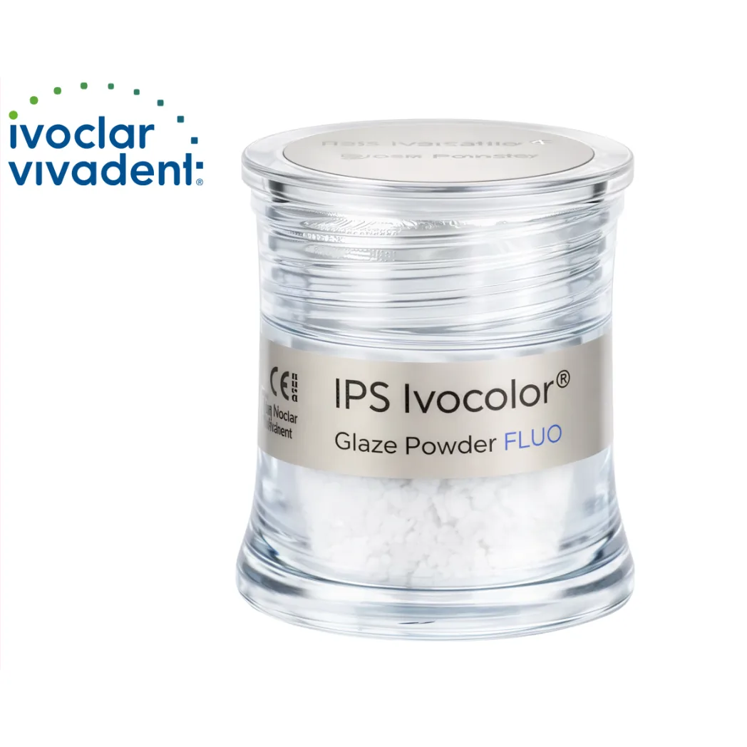 Глазур зуботехнічна порошкова IPS Ivocolor Glaze Powder FLUO (ІПС Івоколор Глейз Паудер Флуо), банка 5 г, 1 шт. (Ivoclar Vivadent)