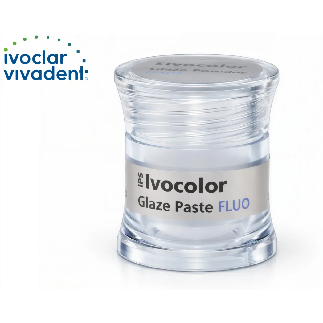 Глазур зуботехнічна пастоподібна IPS Ivocolor Glaze Paste FLUO (ІПС Івоколор Глейз Паста Флуо), туба 9 г, 1 шт. (Ivoclar Vivadent)
