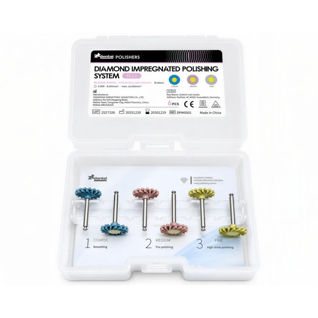 Набір дисків для полірування Diamond Polishing System P3.1.0 (Даймонд Полішинг Систем), 6 шт (ZT Dental)