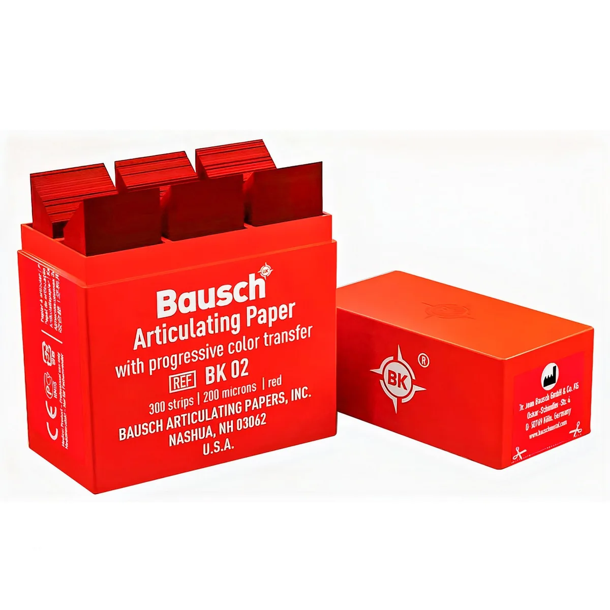 Артикуляційний папір Bausch BK02 (Бауш), червоний