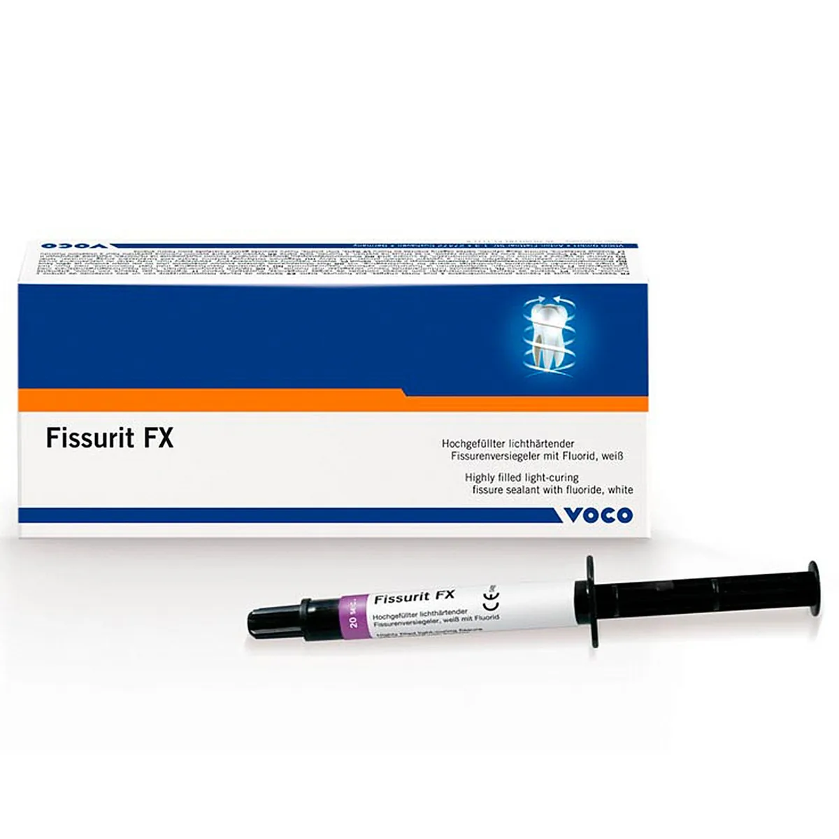 Герметик для фісур Fissurit FX (Фіссуріт ФХ), 1 шприц, 2,5 мл (Voco)