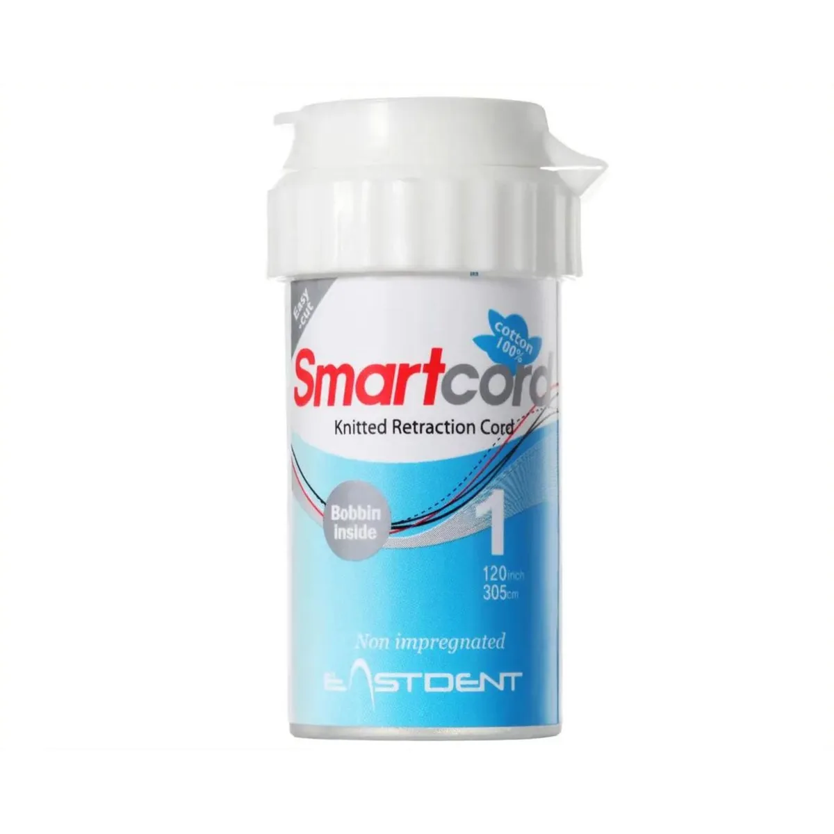 Ретракційна нитка без просочення SmartCord (Смарткорд) №1, довжина 305 см (EastDent)