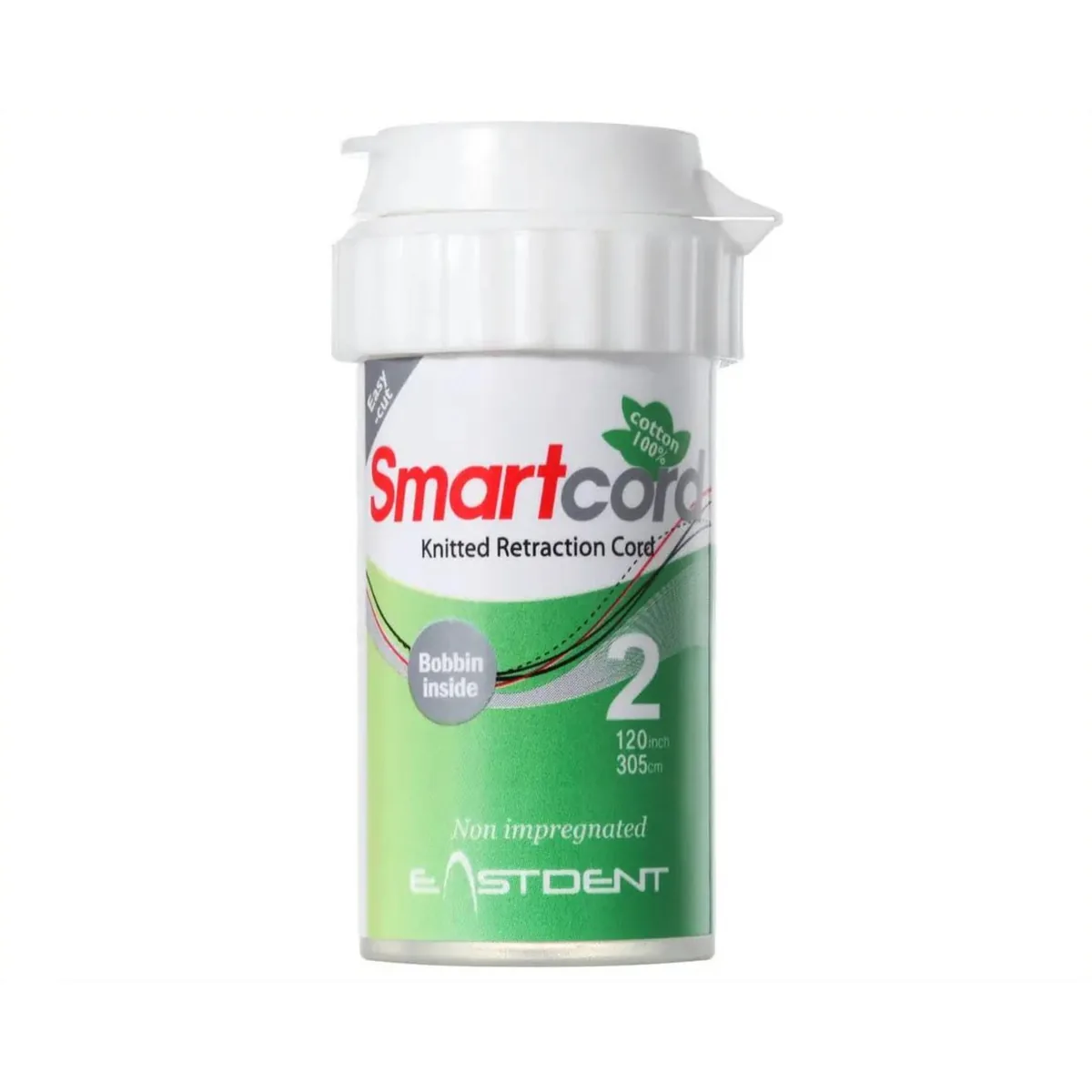 Ретракційна нитка без просочення SmartCord (Смарткорд) №2, довжина 305 см (EastDent)