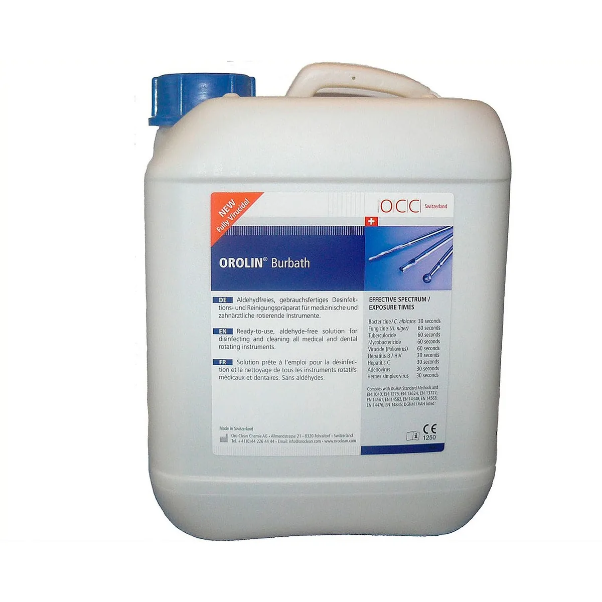 Дезінфікуючий засіб Orolin Burbath (Оролін Бурбат), 5 л (Oro Clean Chemie)