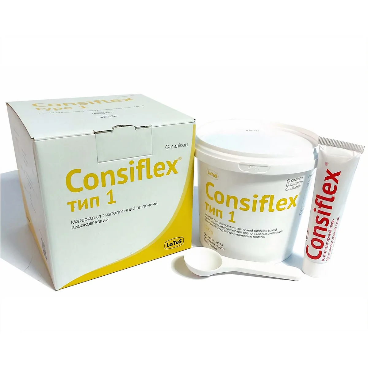 Базова маса + активатор Consiflex (Консіфлекс), тип 1, високов'язка (Latus)