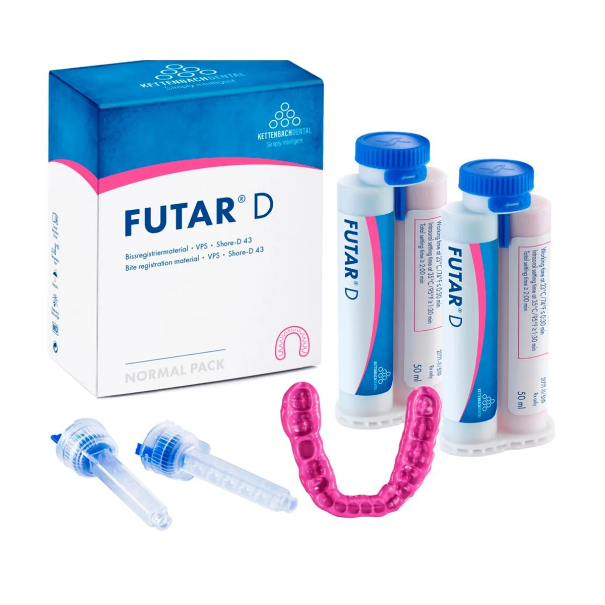 А-силікон для реєстрації прикусу Futar D (Футар Д) (Kettenbach)