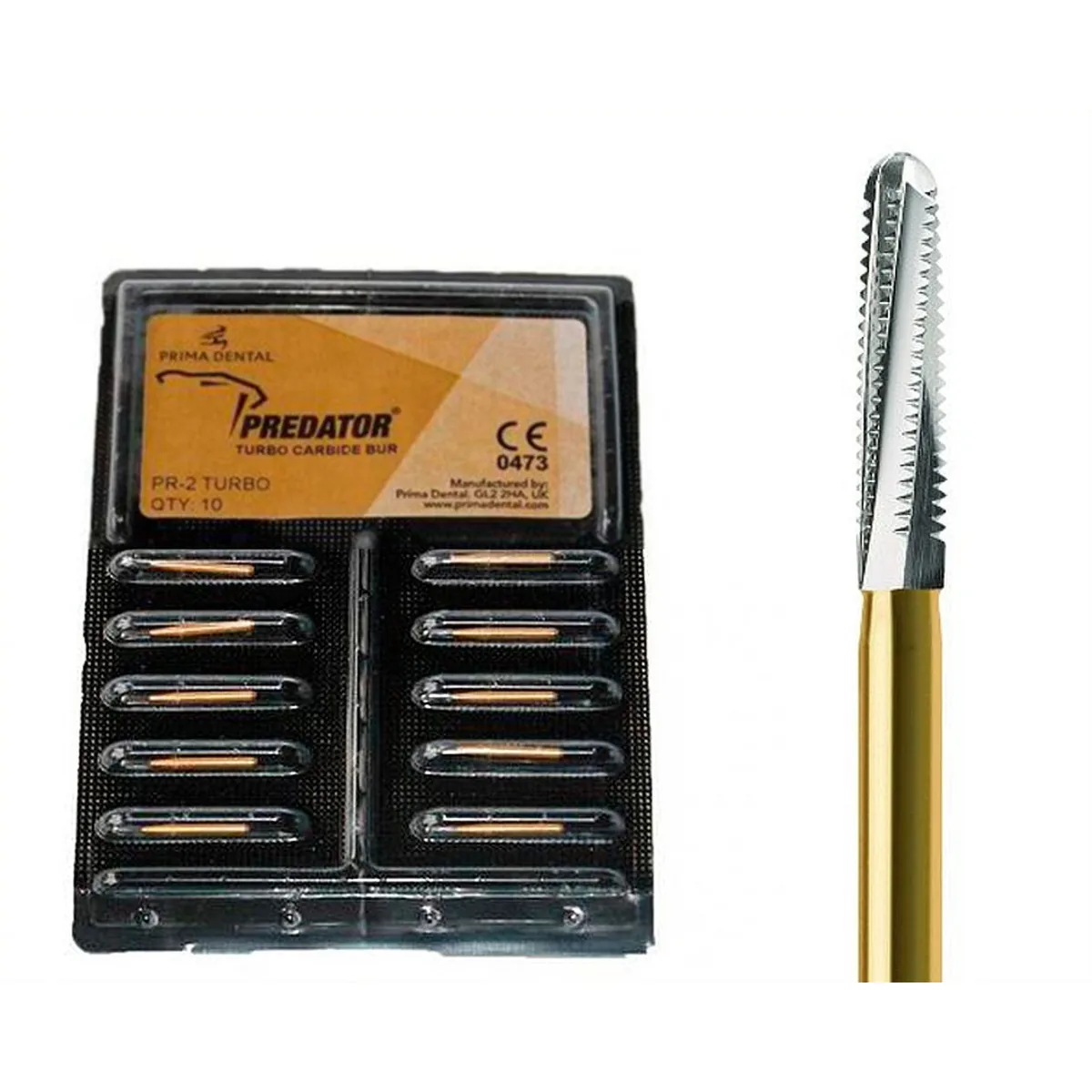 Бор для розрізання коронок Predator PR-2 (Предатор ПР-2) (Prima Dental Group)