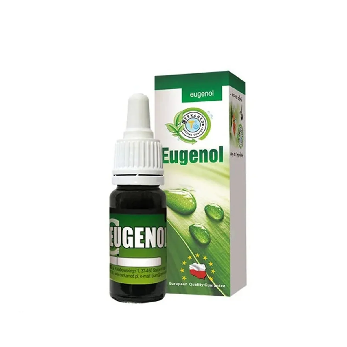 Евгенол Eugenol, рідина 10 мл (Cerkamed)